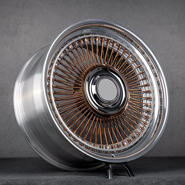 18 20 22 ইঞ্চি ওয়্যার-স্পোক নকল চাকা