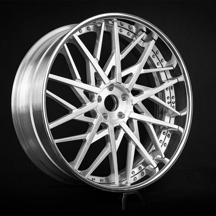 মিরর পালিশ ঠোঁটের সাথে 3-পিস নকল চাকা